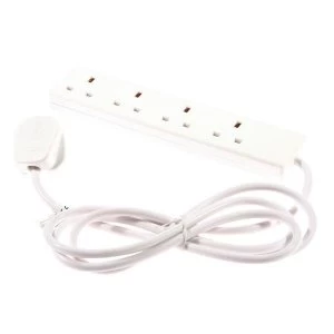 Image of Extension 2m 4 Way Socket Extension Lead