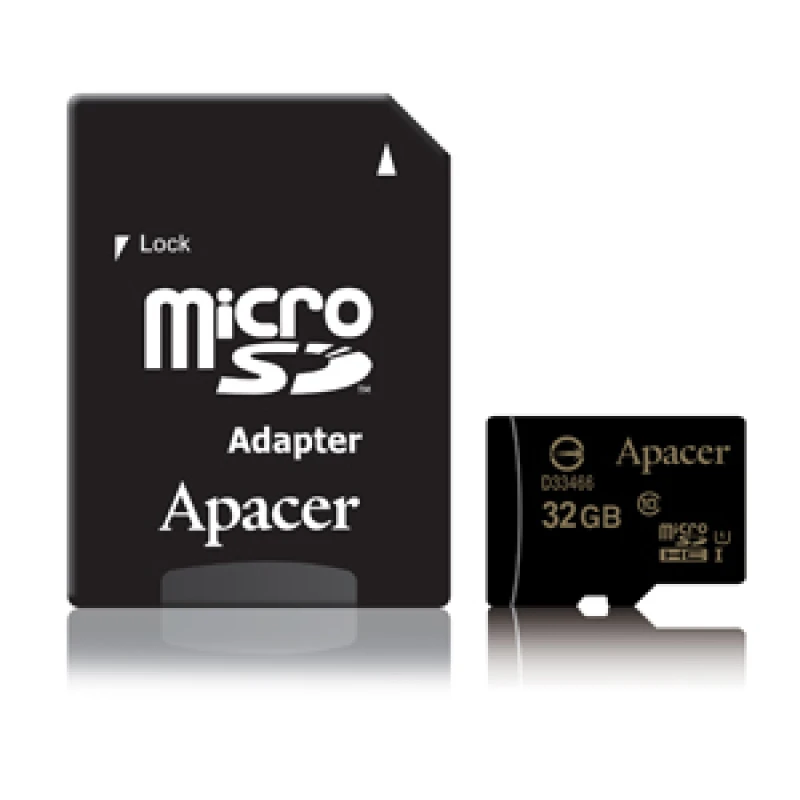 Image of Apacer microSDHC UHS-I Class10 32GB memory card