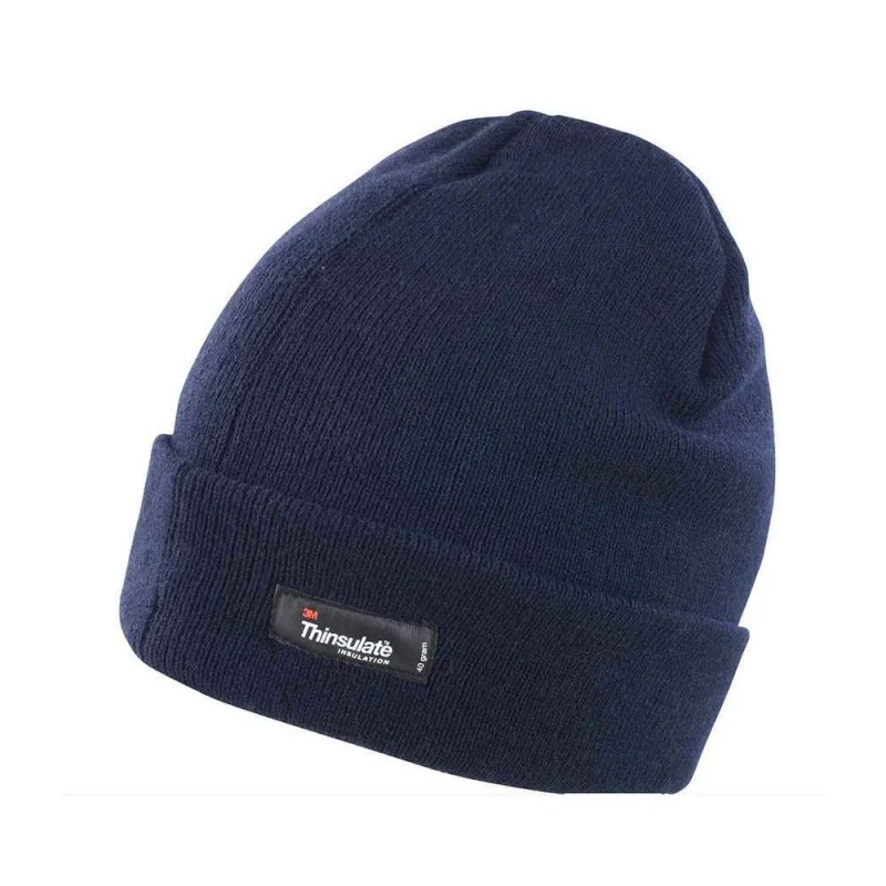 Image of Result Result Men Thinsulate Winter Hat in Navy Navy One Size Male 5063425977420