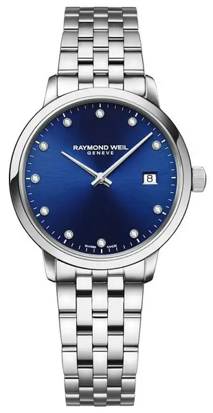 Image of Raymond Weil 5985-ST-50081 Toccata 11 Diamond Blue Dial Watch