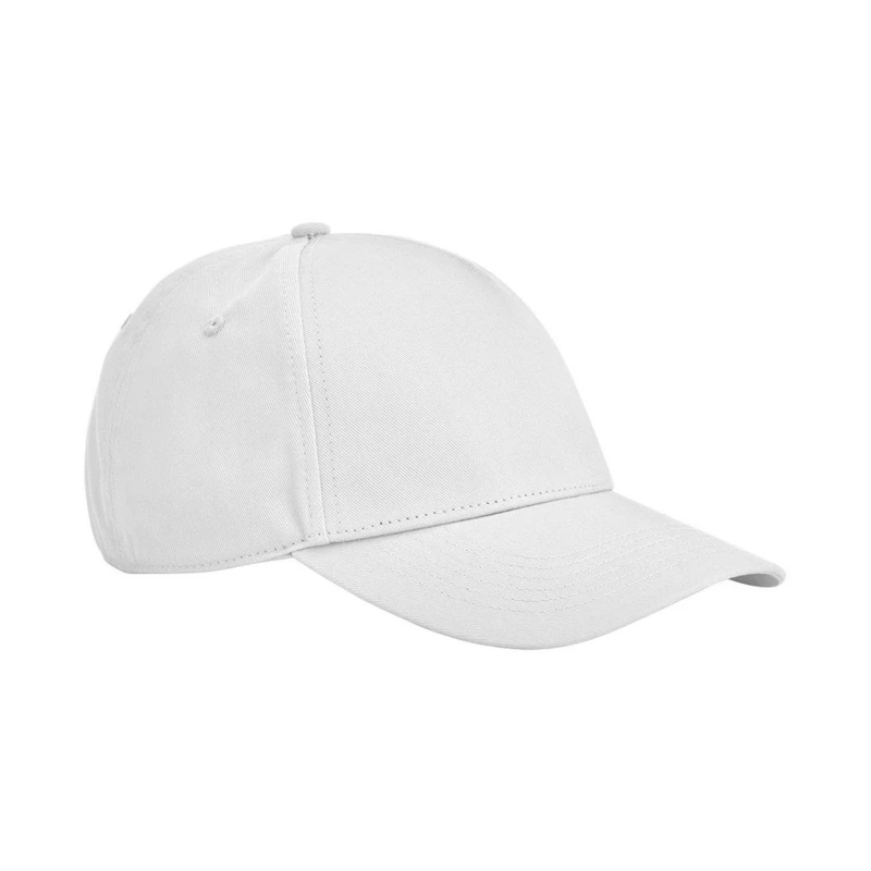 Image of Beechfield Beechfield Men Classic Cotton 5 Panel Baseball Cap in White White One Size Male 5063574004671