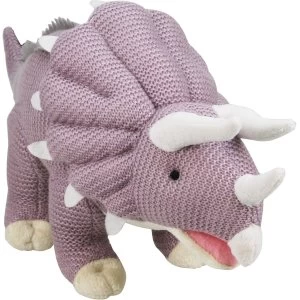 Image of Knitted Triceratops 19" Plush