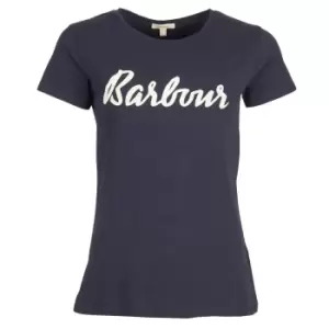 Image of Barbour Womens Rebecca Tee Navy 16