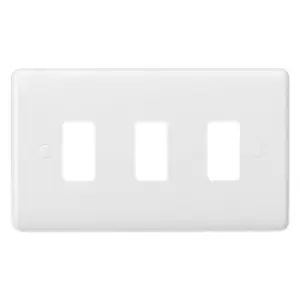 Image of KnightsBridge Curved edge 3G grid faceplate