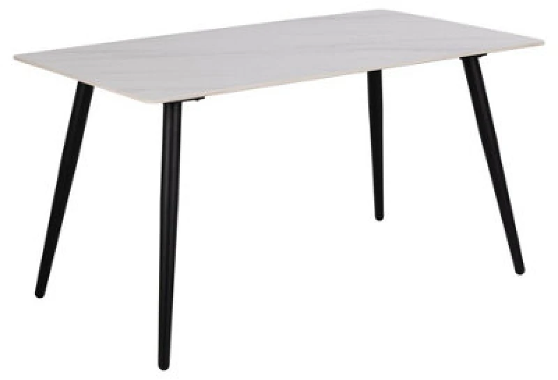 Image of Furniture To Go Wicklow Ceramic Dining Table Brown/black