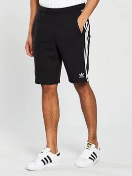 Image of adidas Originals 3S Shorts - Black Size M Men