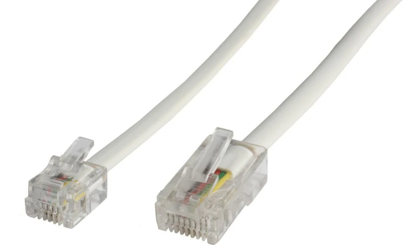 Image of Microconnect MPK456 telephone cable 6m White