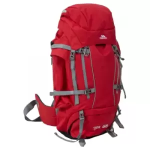 Image of Trespass Trek 66 Backpack/Rucksack (66 Litres) (One Size) (Red Tone)