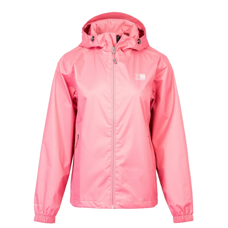 Image of Karrimor Womens Sierra Hooded WeatherTite Waterproof Jacket Rose female 8 (36)