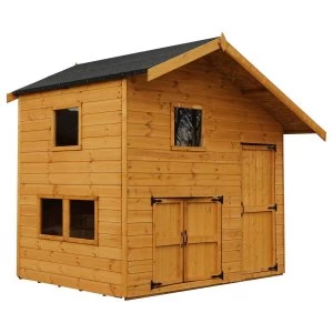 Image of Mercia Double Storey Garage Playhouse
