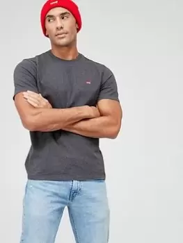 Image of Levis Original House Mark Logo T-Shirt - Grey, Size S, Men