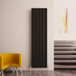 Image of Carisa - Monza Vertical Single Aluminium Radiator 1800x470 5396 BTUs Textured Black