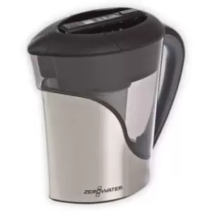 Image of ZeroWater 11 cup Ready Pour Pitcher (Stainless Steel)