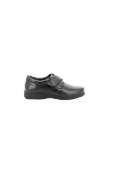 Image of Fuller Fitting Superlight Touch Fastening Leather Shoes