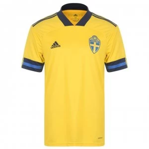 Image of adidas Sweden Home Shirt 2020 - Yellow