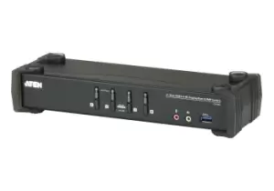 Image of ATEN 4-Port USB 3.1 Gen 1 4K DisplayPort 1.2 KVMP Switch with...