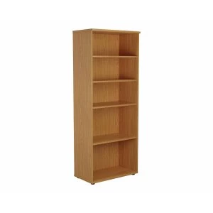 Image of TC Office Bookcase with 4 Shelves Height 2000mm, Oak