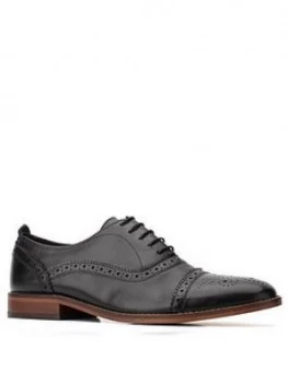 Image of Base London Cast Lace Up Brogues - Black