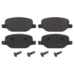 Image of Brake Pad Set 16851 by Febi Bilstein Rear Axle