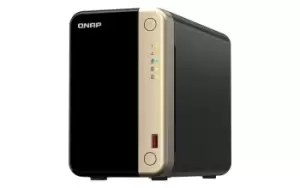 Image of QNAP TS-264 NAS Tower Ethernet LAN Black, Gold N5095