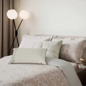 Image of Bedeck of Belfast Maduri Single Duvet Cover Set, Silver/Tuberose
