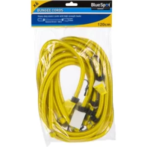 Image of BlueSpot 45455 6 Piece 120cm Bungee Cord Set