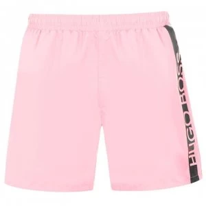 Image of Hugo Boss Dolphin Swim Shorts Pink/Grey Size L Men