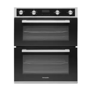 Image of Montpellier DO3550UB Built Under 72cm Double Electric Fan Oven - Black
