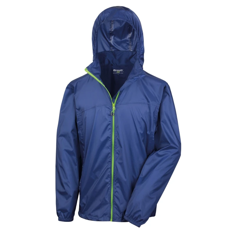 Image of Result Result Men HDi Quest Hydradri Lightweight Waterproof Jacket in Navy Size: Small Navy S Male 5054752307646