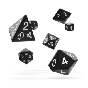 Image of Oakie Doakie Dice RPG Set Solid Black
