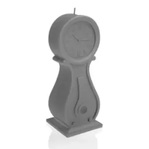 Image of Clock Candle &ndash; Gray Matt