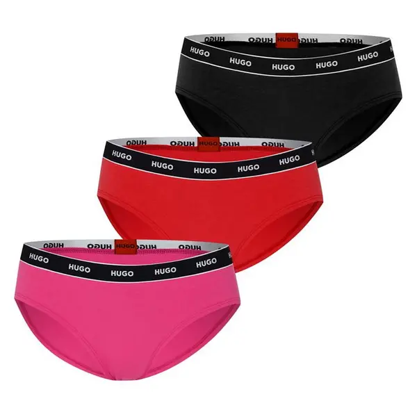 Image of Hugo 3 Pack Striped Briefs - Multi 10
