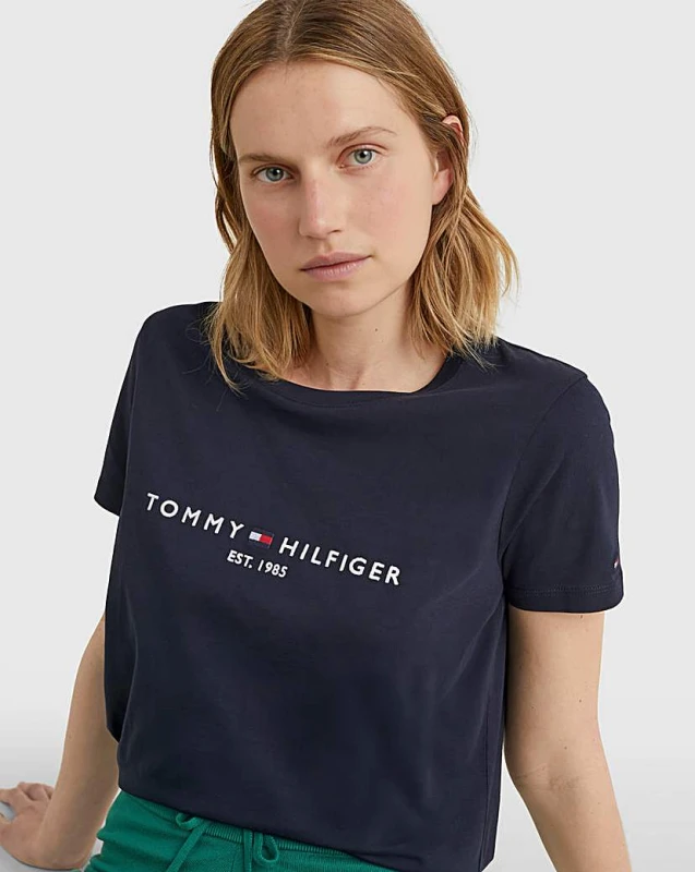 Image of Tommy Hilfiger Essential T Shirt - Blue Blue 16