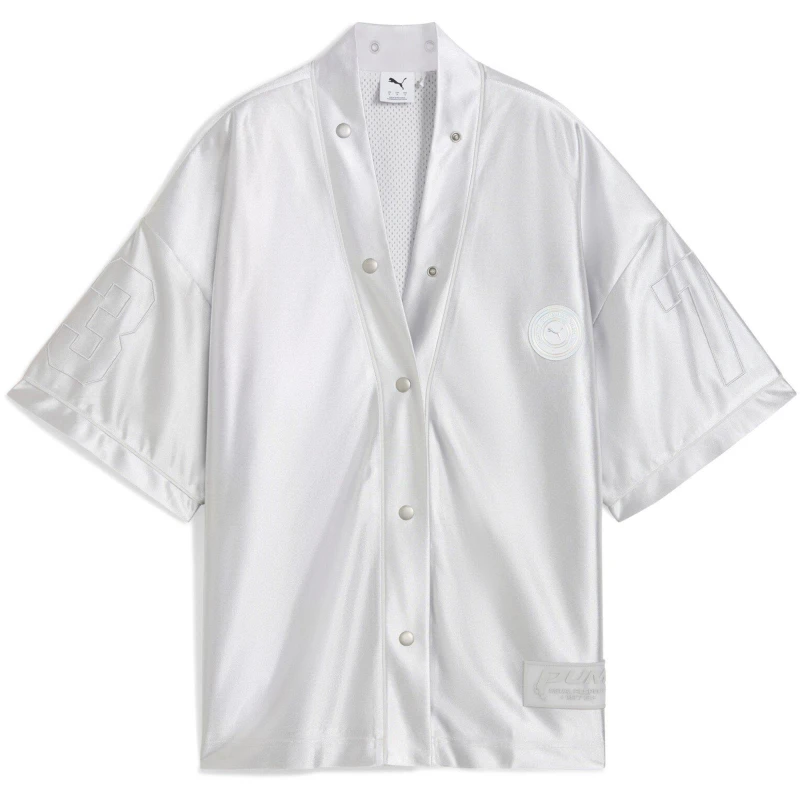 Image of Puma Baseball Jersey Feather Gray female 8 (XS)