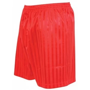 Image of Precision Striped Continental Football Shorts 42-44" Red