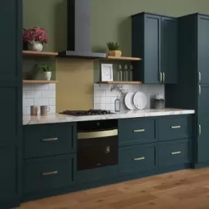 Image of House Beautiful Champagne Self-Adhesive Glass Splashback 900 x 750mm in Gold