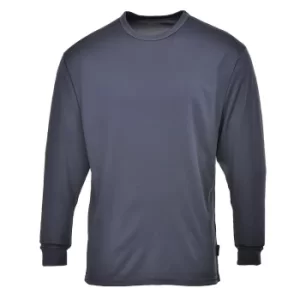 Image of Base Layer Thermal Top Long Sleeve Charcoal M