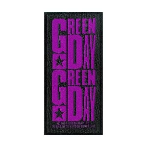 Image of Green Day - Purple Logo Standard Patch