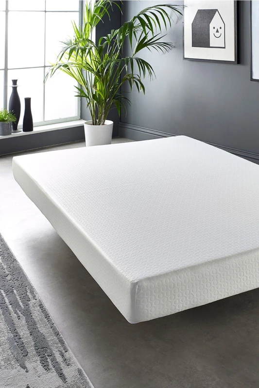Image of Aspire Aspire Essentials Memory Foam Mattress in White Size: Small Single White Small Single Unisex 5057632124111