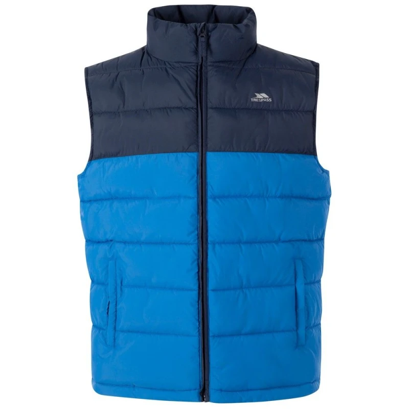 Image of Trespass Trespass Men Oskar Gilet in Navy Size: Small Navy S Male 5063107517685