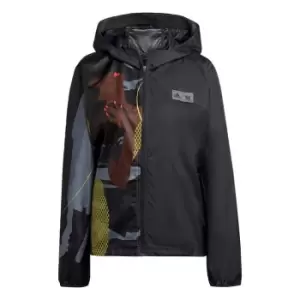 Image of adidas Thebe Magugu Fast Running Jacket Womens - Grey