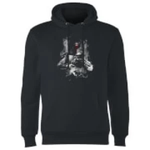 Image of Star Wars Boba Fett Distressed Hoodie - Black - M