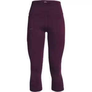 Image of Under Armour Armour Rush Tonal Capri Tights Womens - Purple