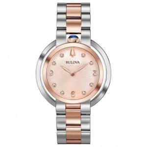 Image of Bulova Ladies Rubaiyat Two Tone Bracelet Watch