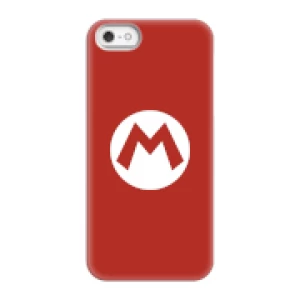 Image of Nintendo Super Mario Mario Logo Phone Case - iPhone 5/5s - Snap Case - Matte