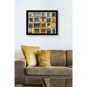 Image of SC0809 Multicolor Decorative Framed MDF Painting
