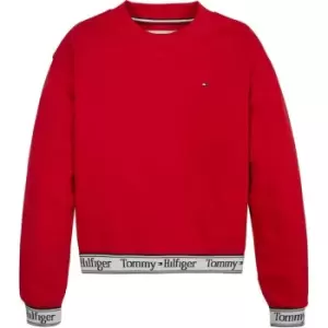 Image of Tommy Hilfiger Tommy Tape Cnk Sweatshirt L/S - Red
