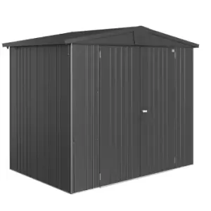 Image of Biohort Europa Size 3 Metal Shed 8' x 5' - Dark Grey