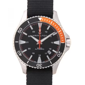 Image of Khaki Navy Automatic Black Dial Stainless Steel Mens Watch