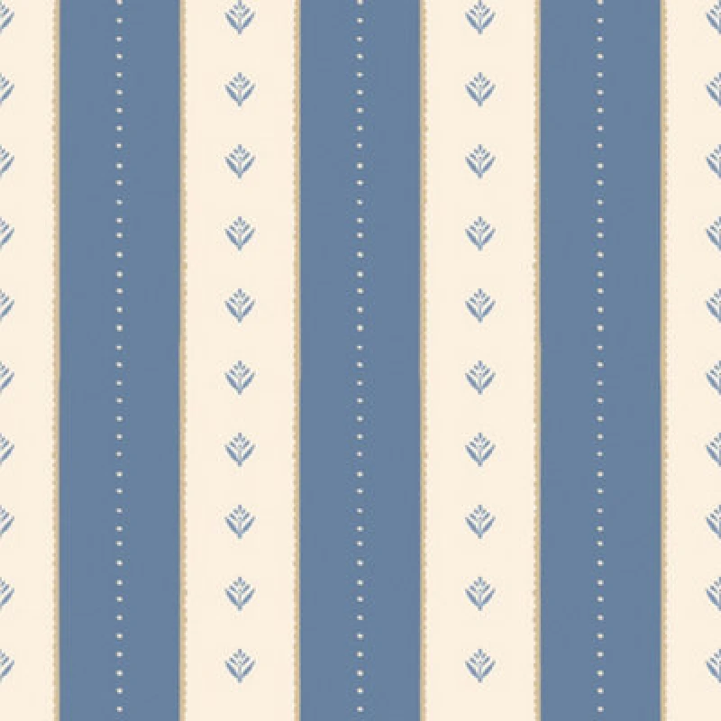 Image of Hoopla Walls Decorative Stripe - Denim Mix 10M Wallpaper